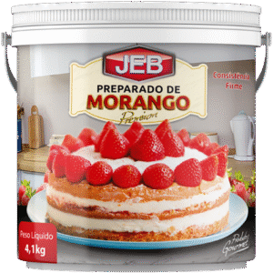 PREPARADO DE MORANGO CONSISTÊNCIA FIRME 4,100 KG